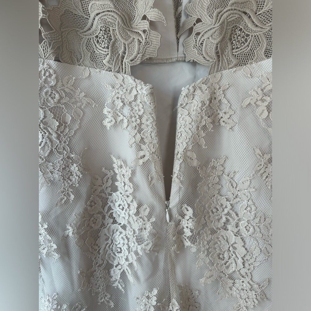 SAYLOR Lace Leondra Mini Dress Nude (Size M) - Picture 5 of 12
